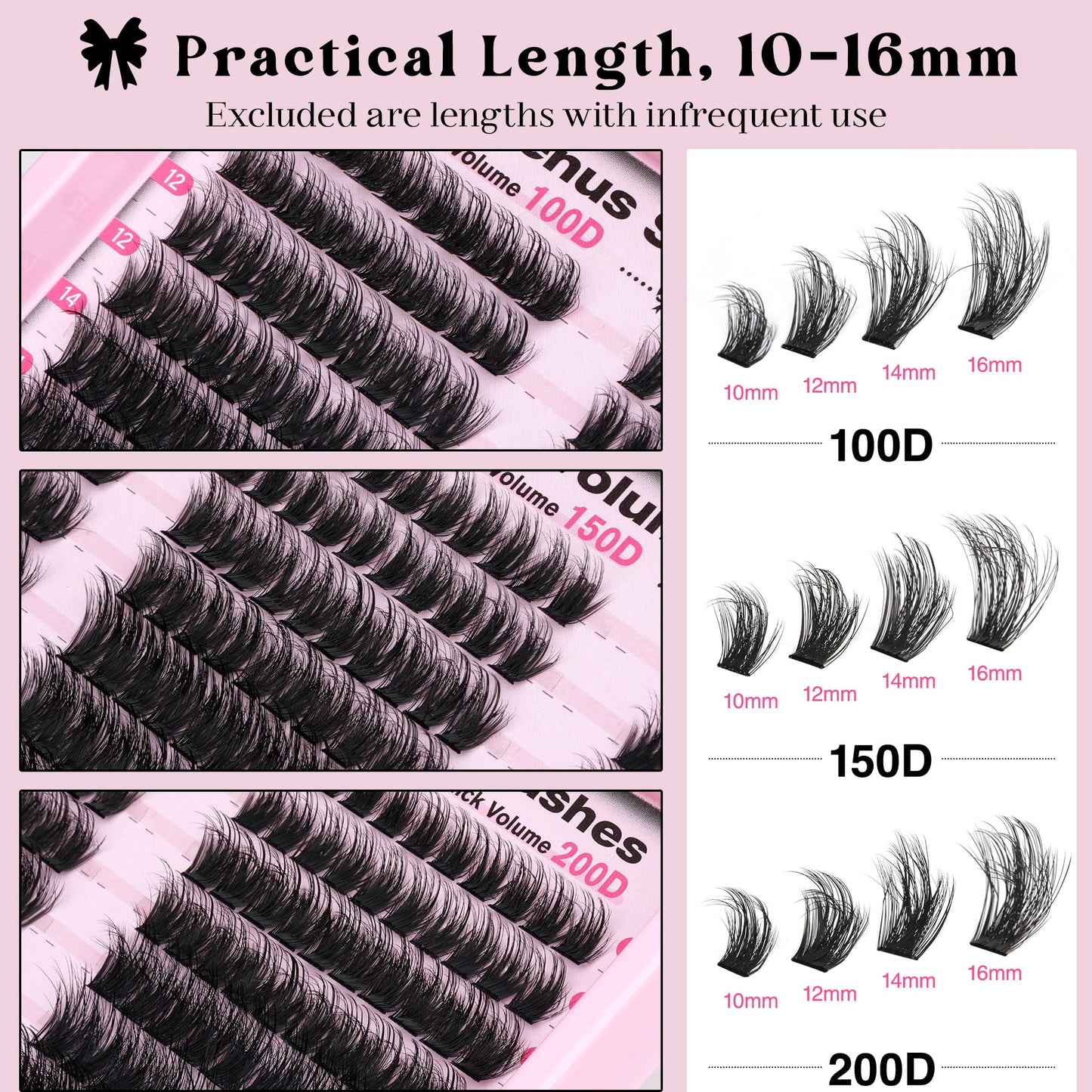 DIY Wispy Natural Lash Clusters