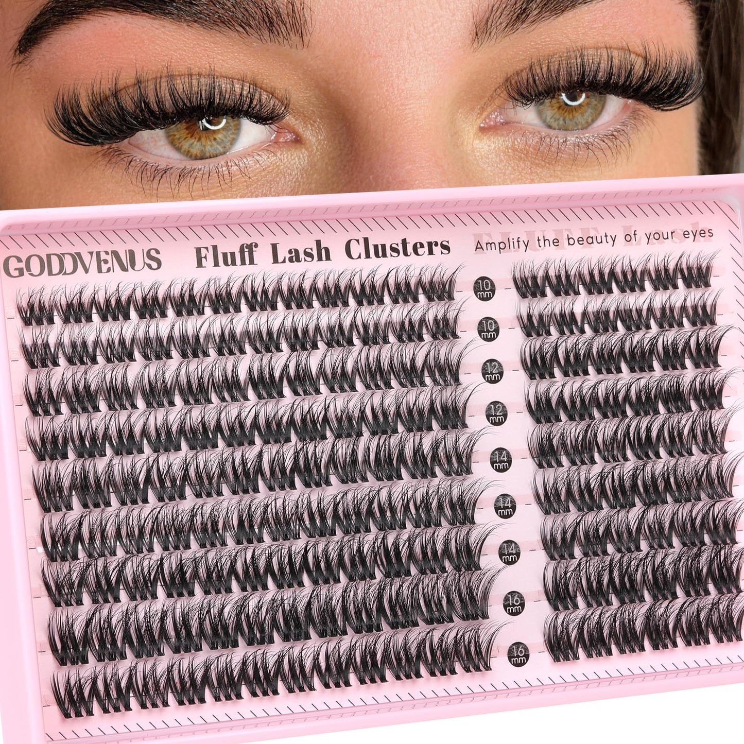 DIY Wispy Natural Lash Clusters