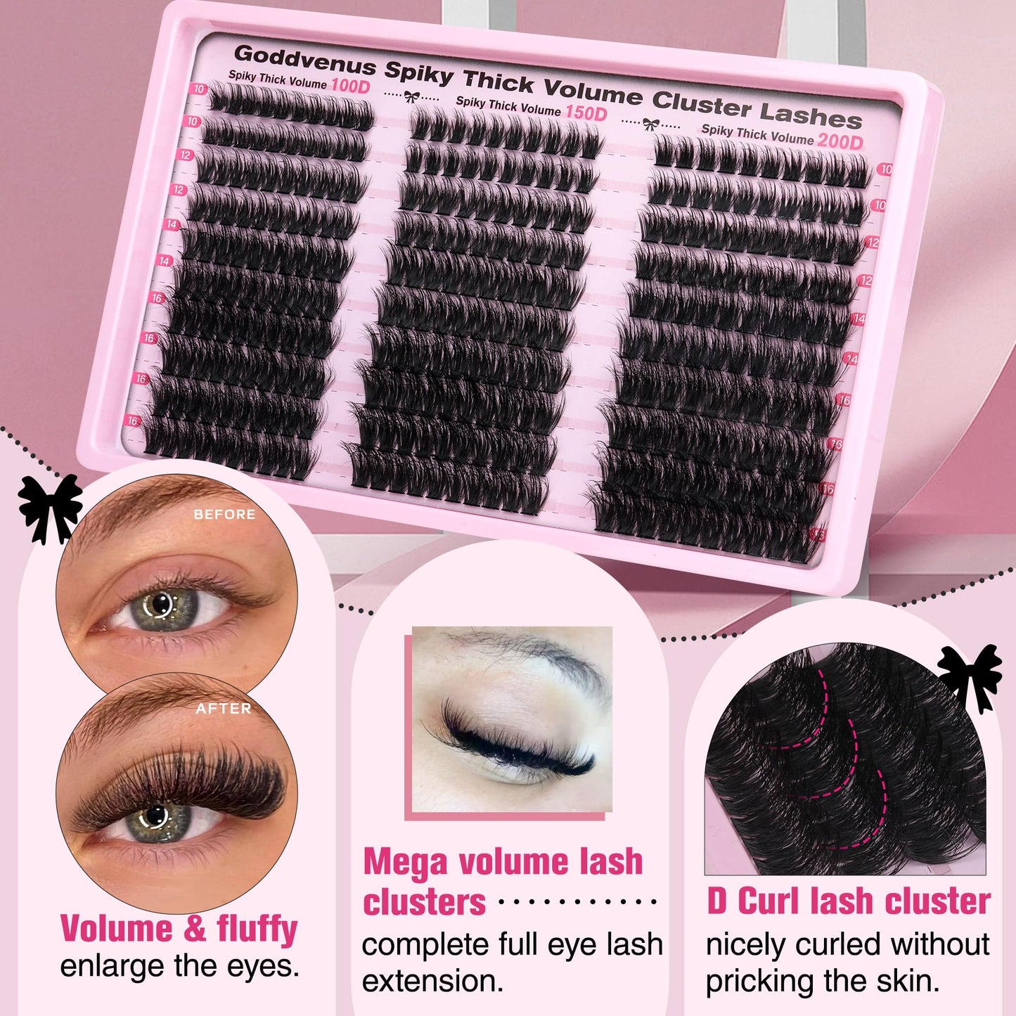 DIY Wispy Natural Lash Clusters