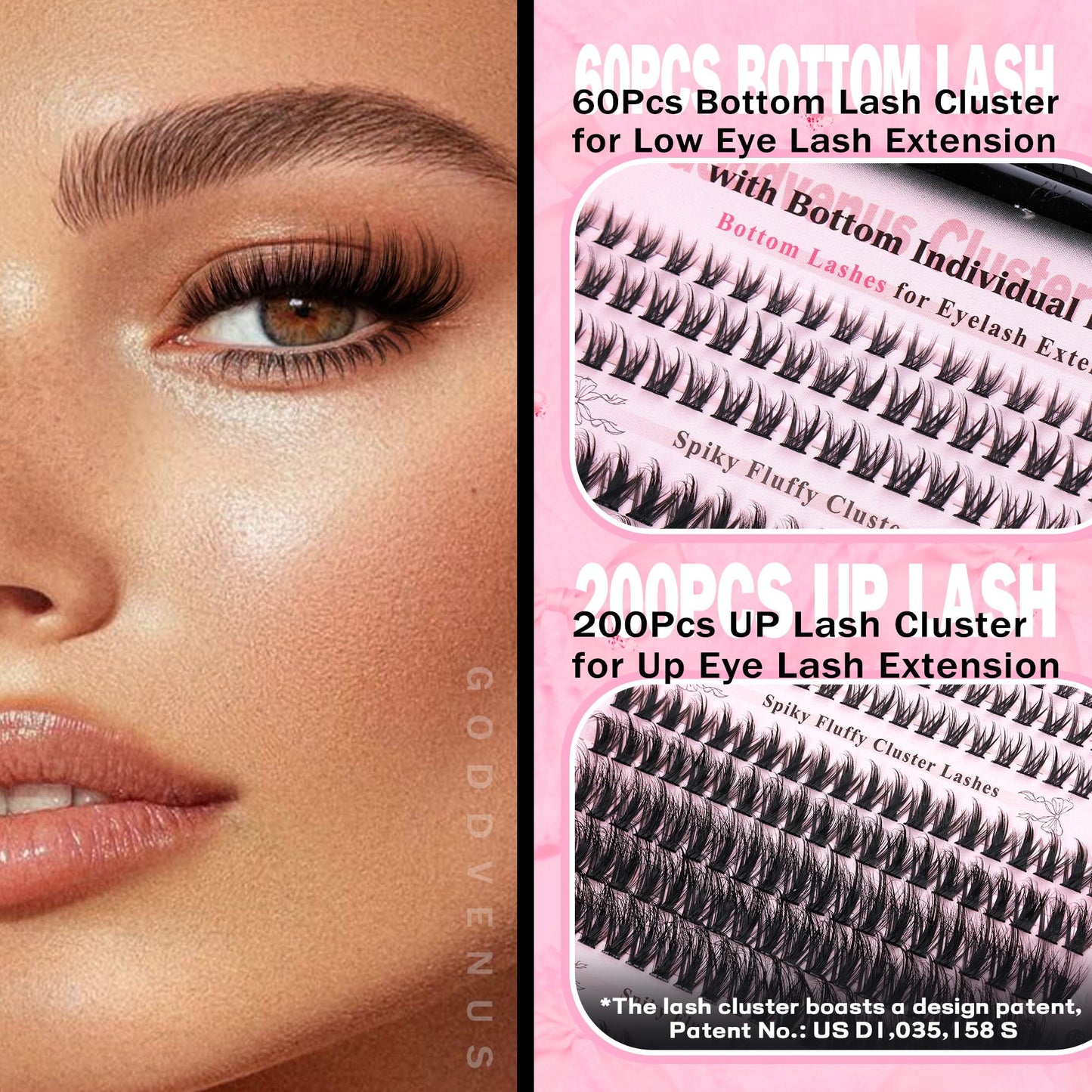 Manga Pre-Mapped Volume Wispy Spike Lash Clusters