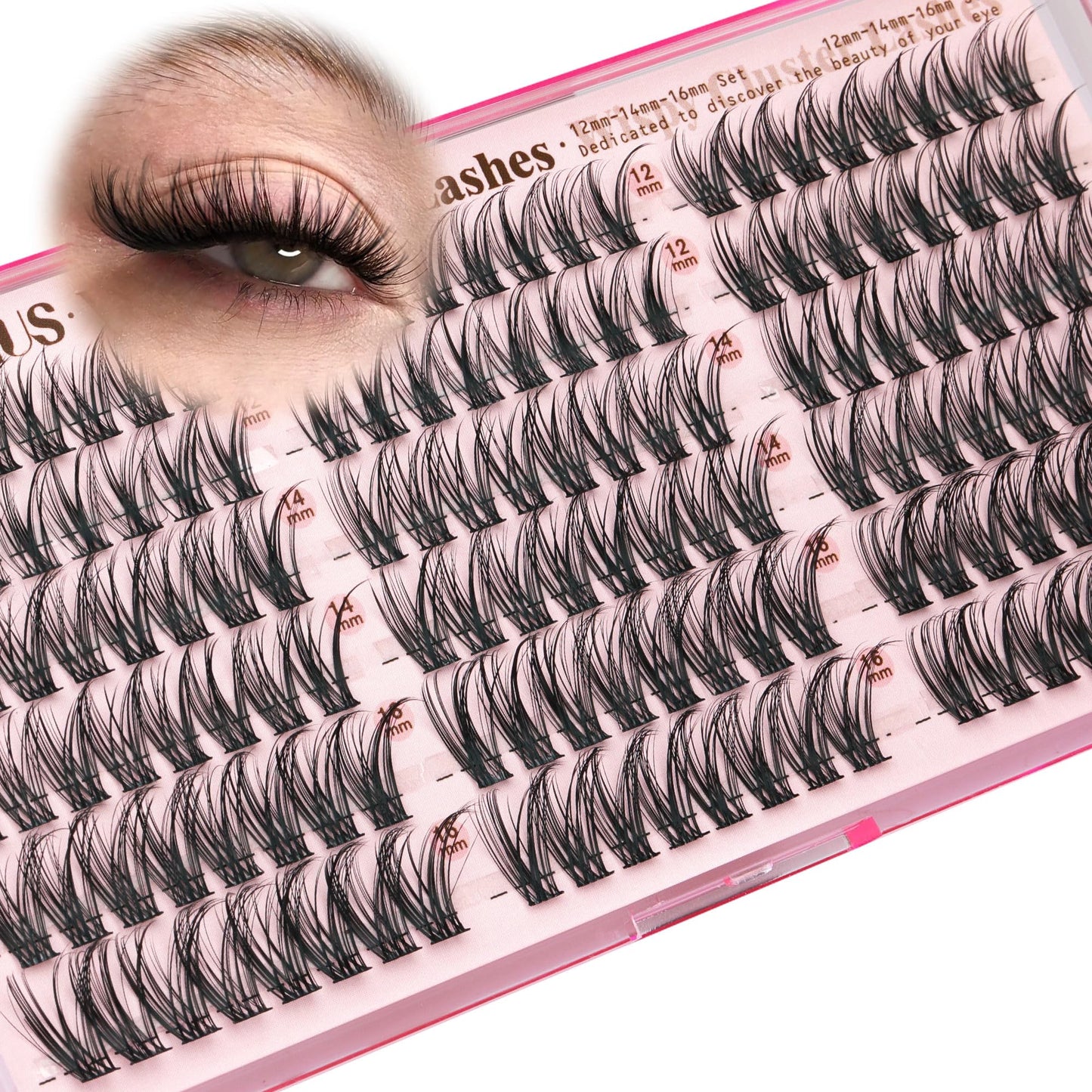 DIY Wispy Natural Lash Clusters
