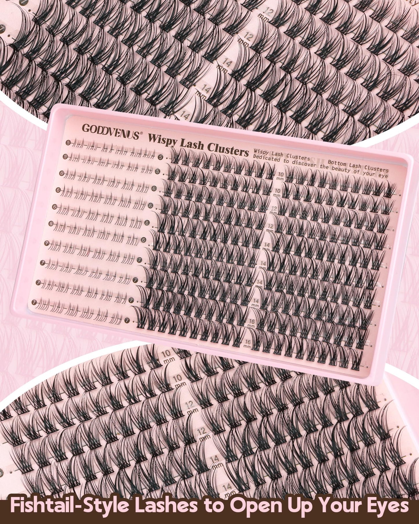 DIY Wispy Natural Lash Clusters