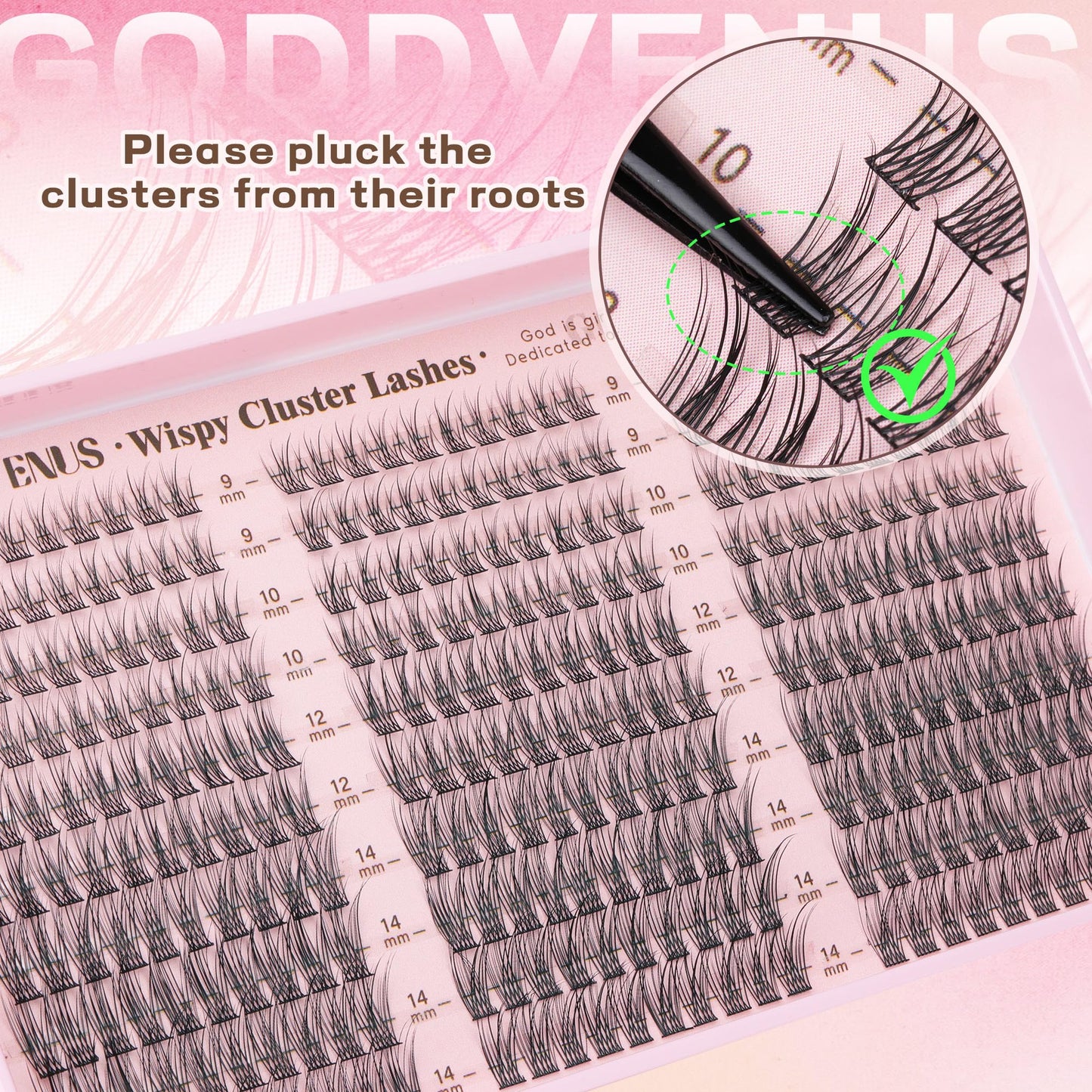 DIY Wispy Natural Lash Clusters