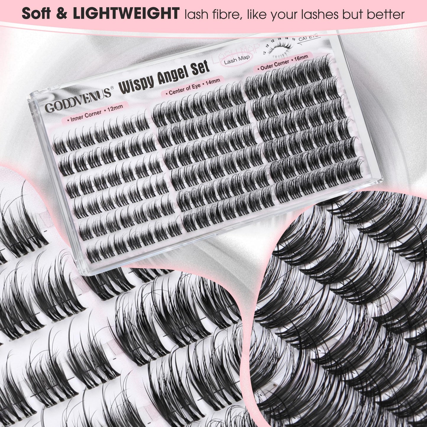DIY Wispy Natural Lash Clusters