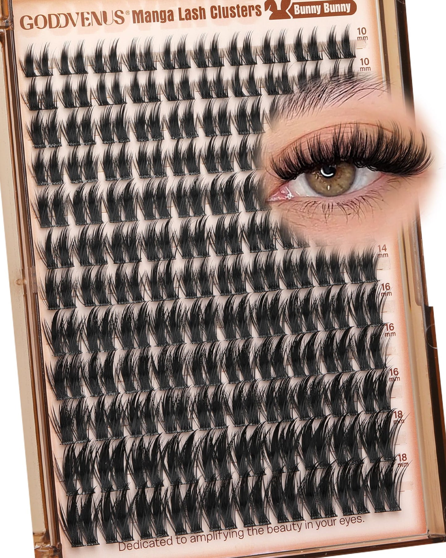 Manga Pre-Mapped Volume Wispy Spike Lash Clusters
