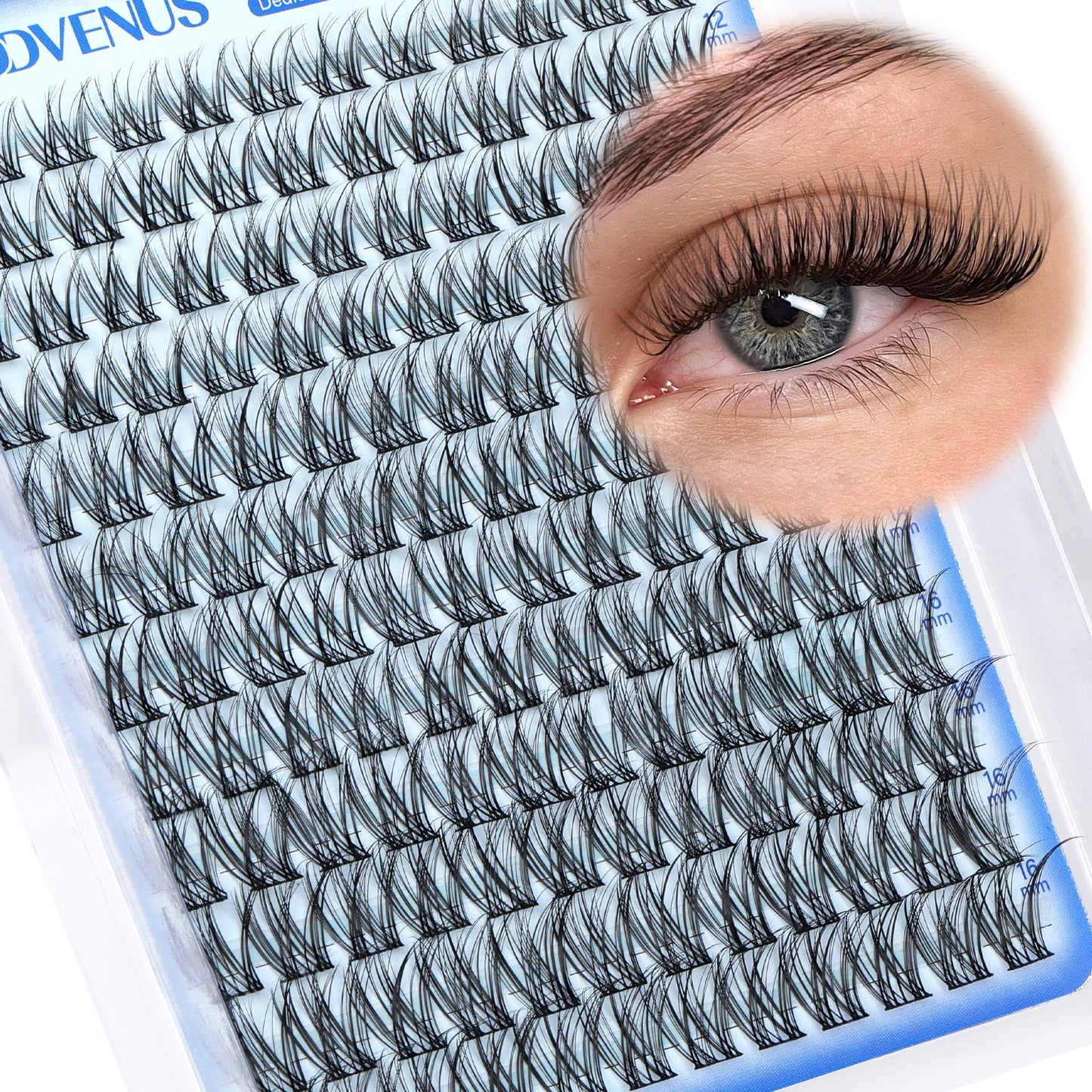 DIY Wispy Natural Lash Clusters