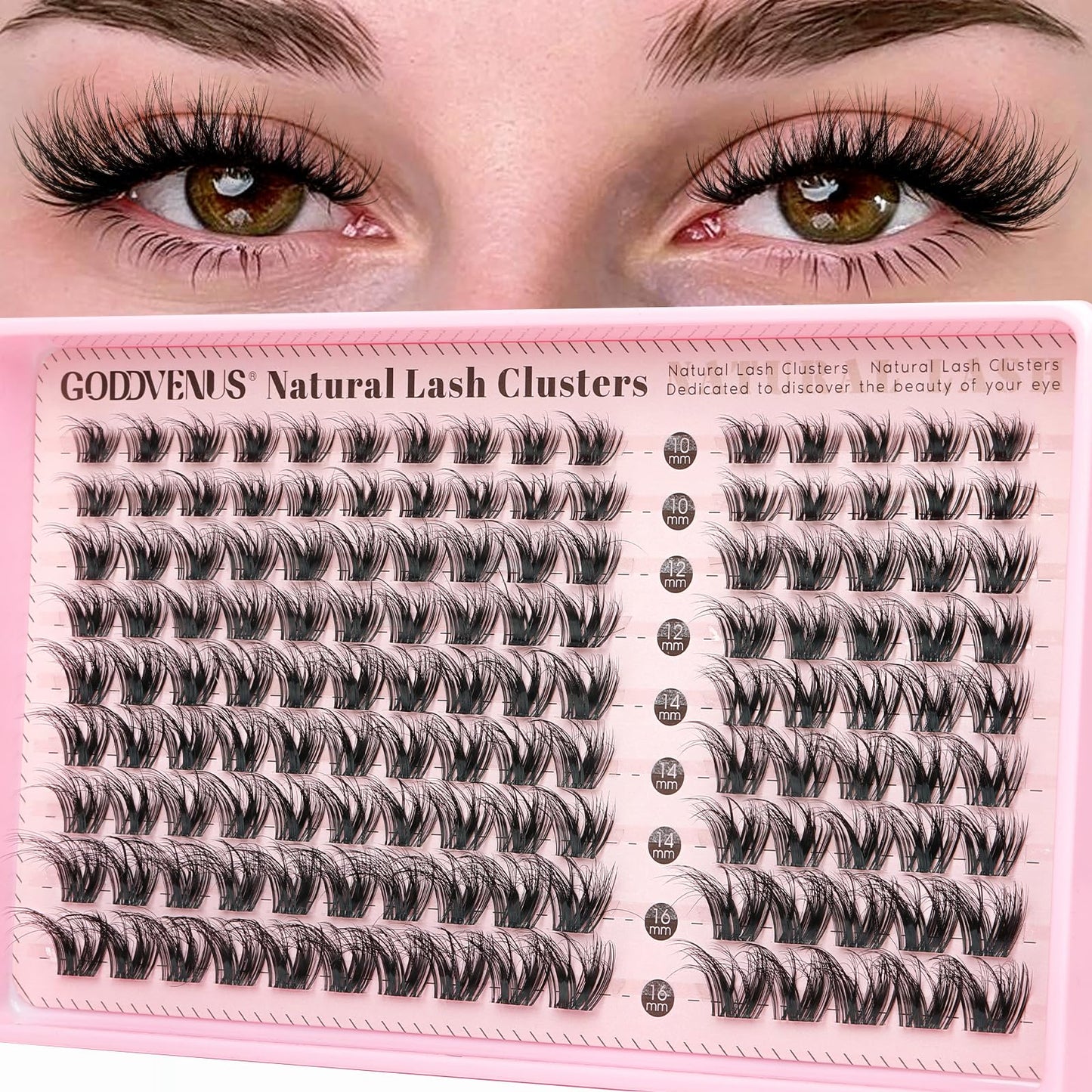 DIY Wispy Natural Lash Clusters
