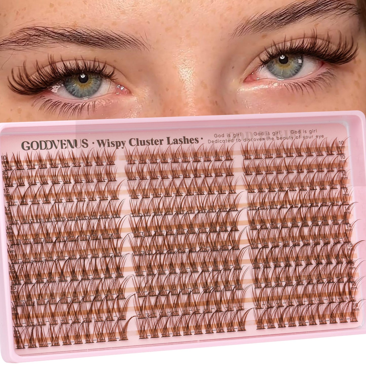 DIY Wispy Natural Lash Clusters