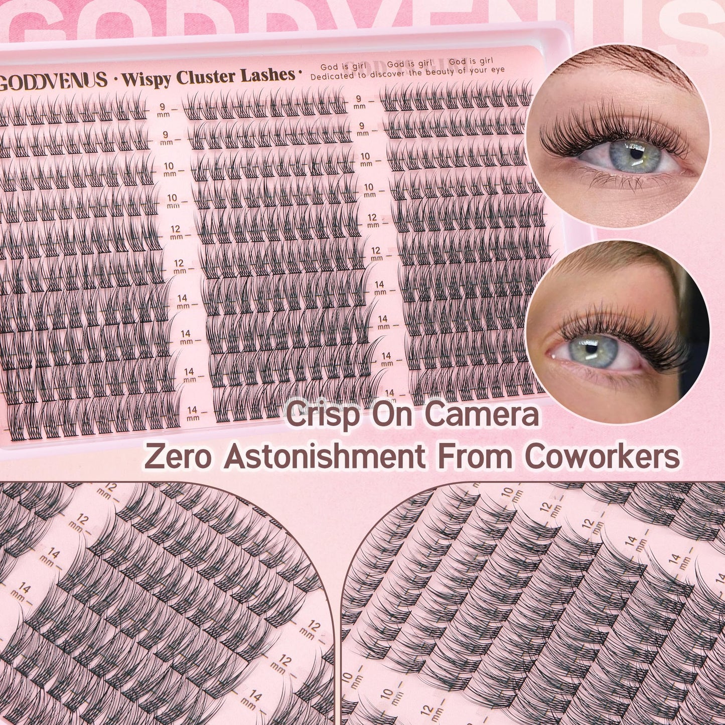 DIY Wispy Natural Lash Clusters