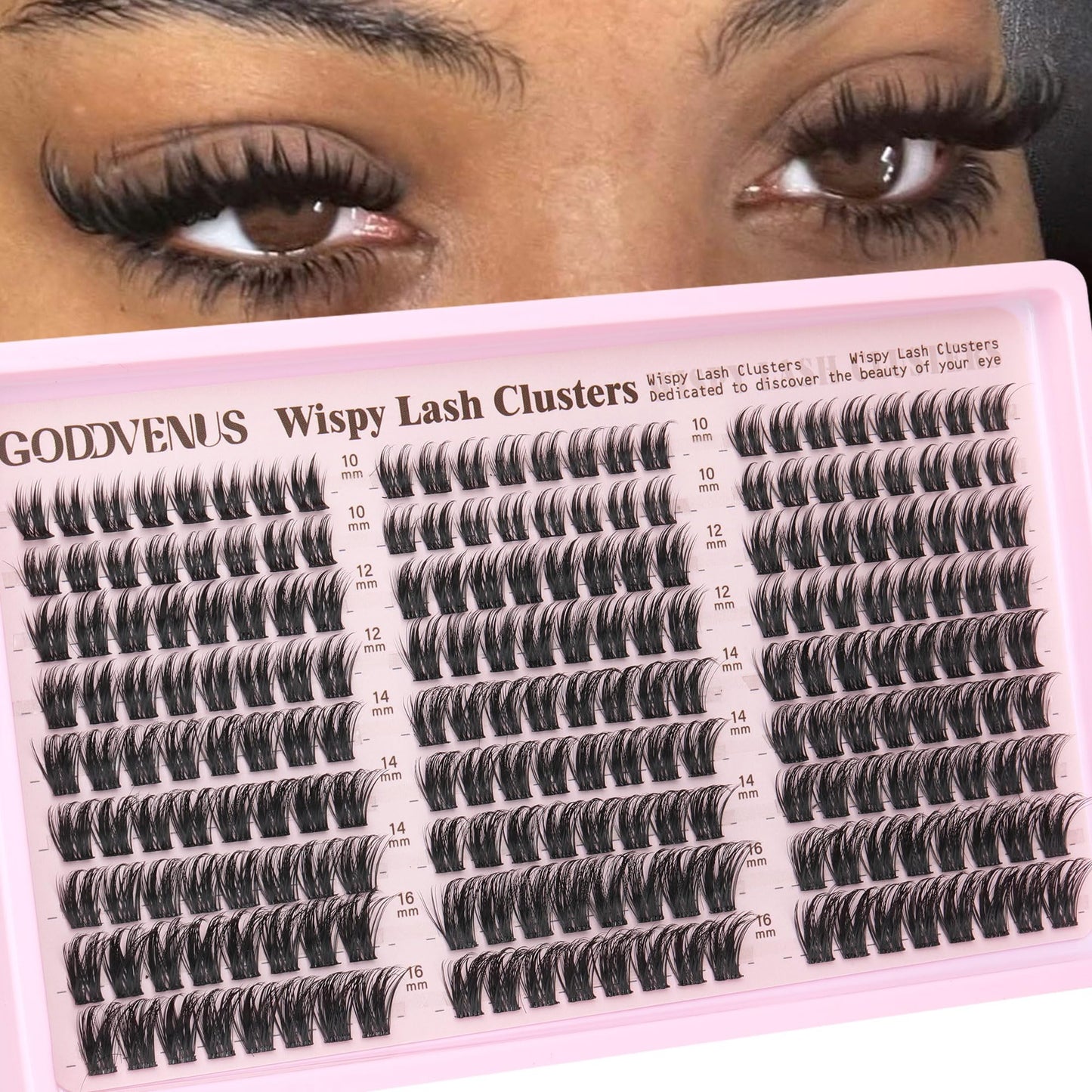 DIY Wispy Natural Lash Clusters