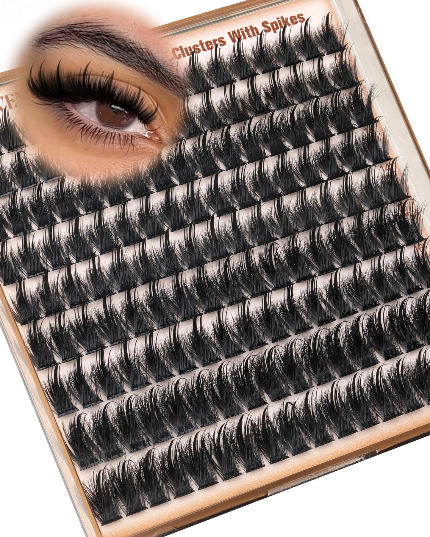 Manga Pre-Mapped Volume Wispy Spike Lash Clusters