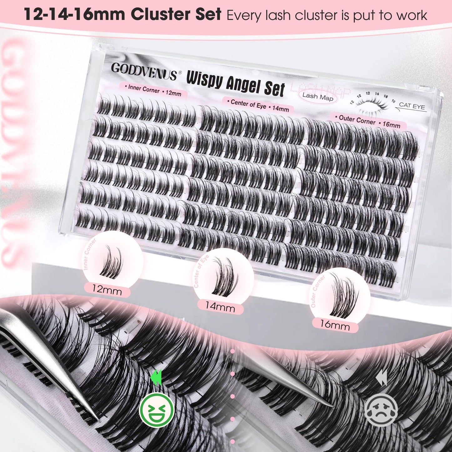 DIY Wispy Natural Lash Clusters