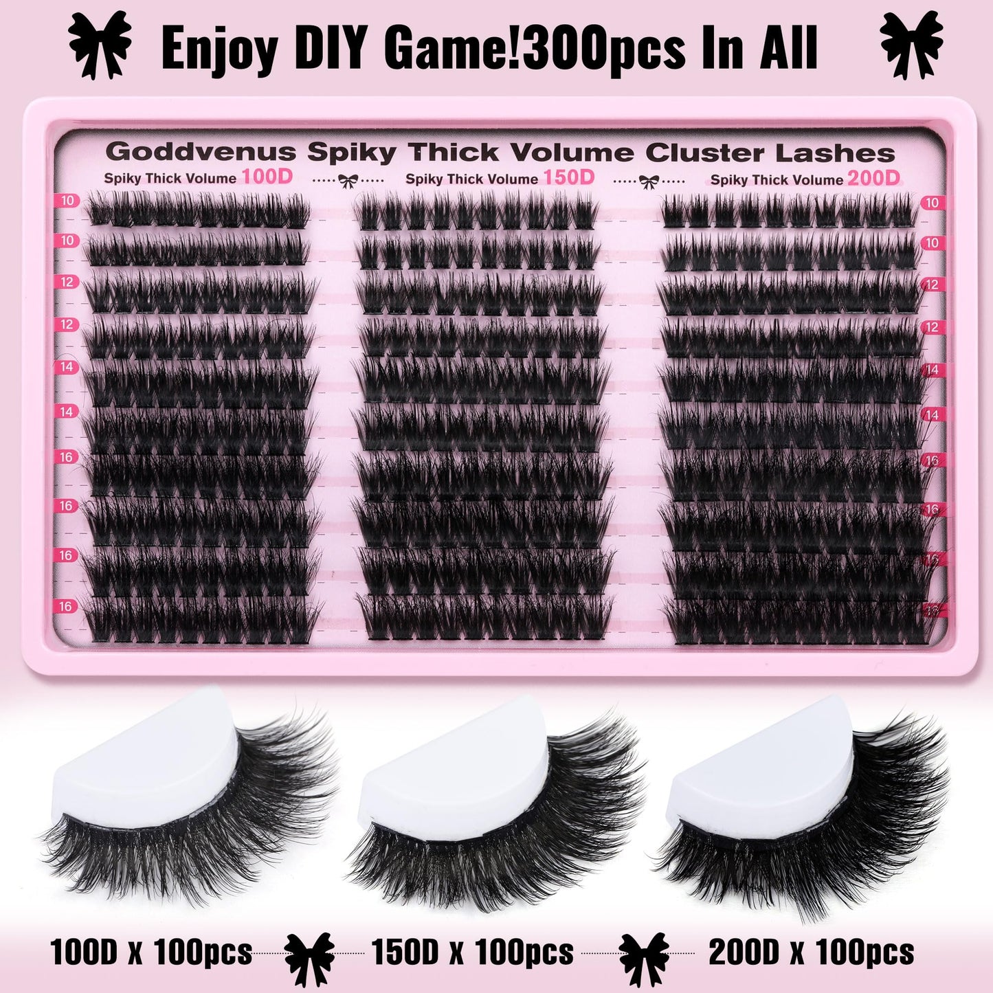 DIY Wispy Natural Lash Clusters