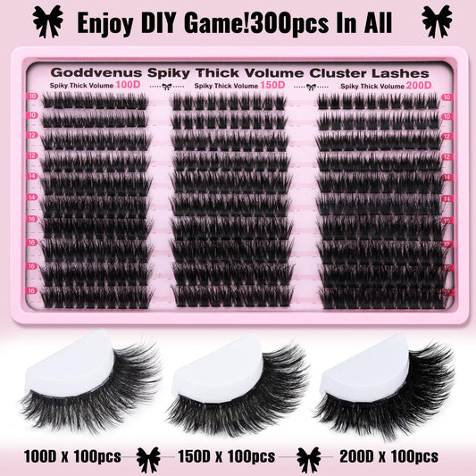 DIY Wispy Natural Lash Clusters