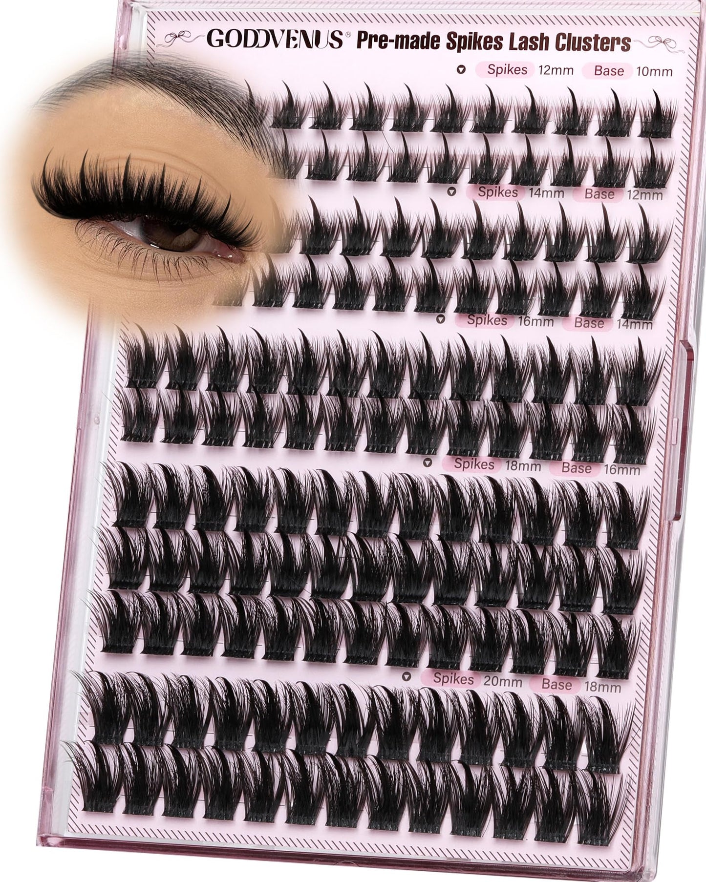 Manga Pre-Mapped Volume Wispy Spike Lash Clusters