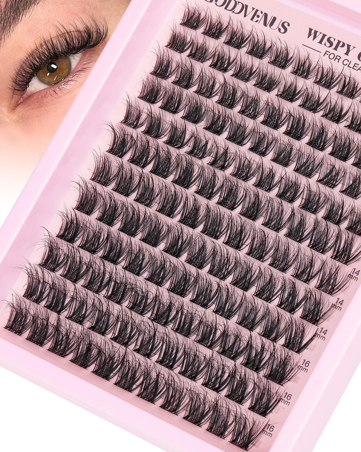 DIY Wispy Natural Lash Clusters