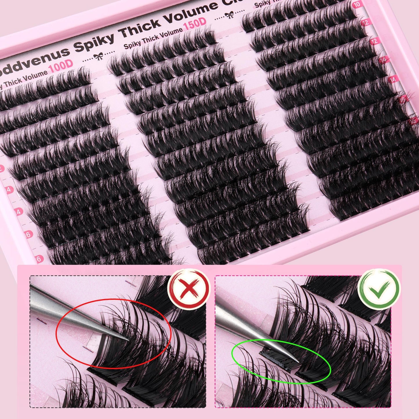 DIY Wispy Natural Lash Clusters