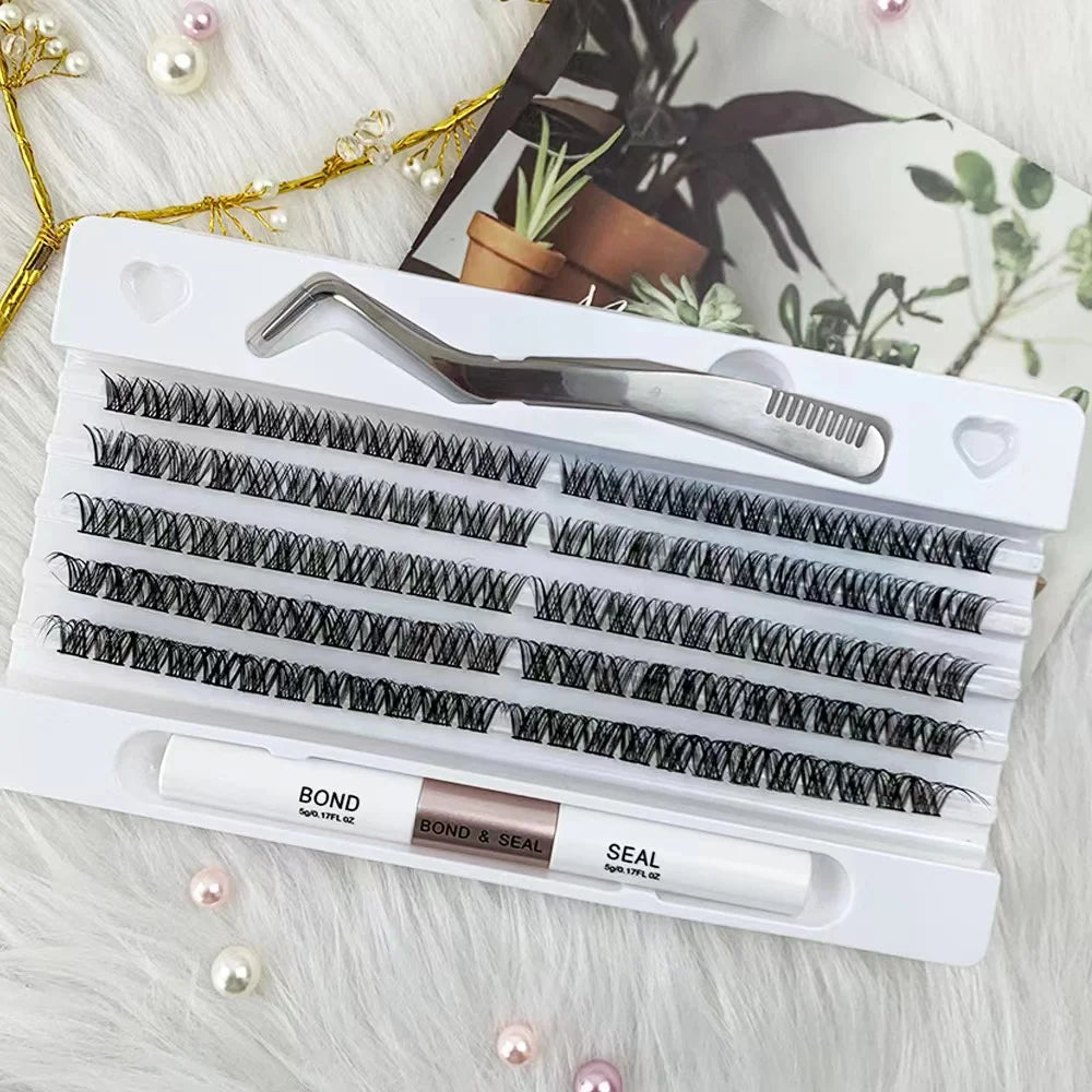 120 Clusters Eyelash DIY Lash Extension Kit