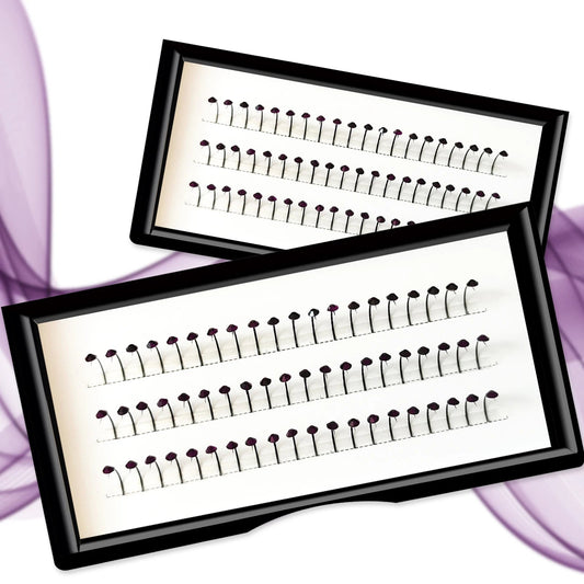 Amethyst Diamond Individual Eyelash Extensions