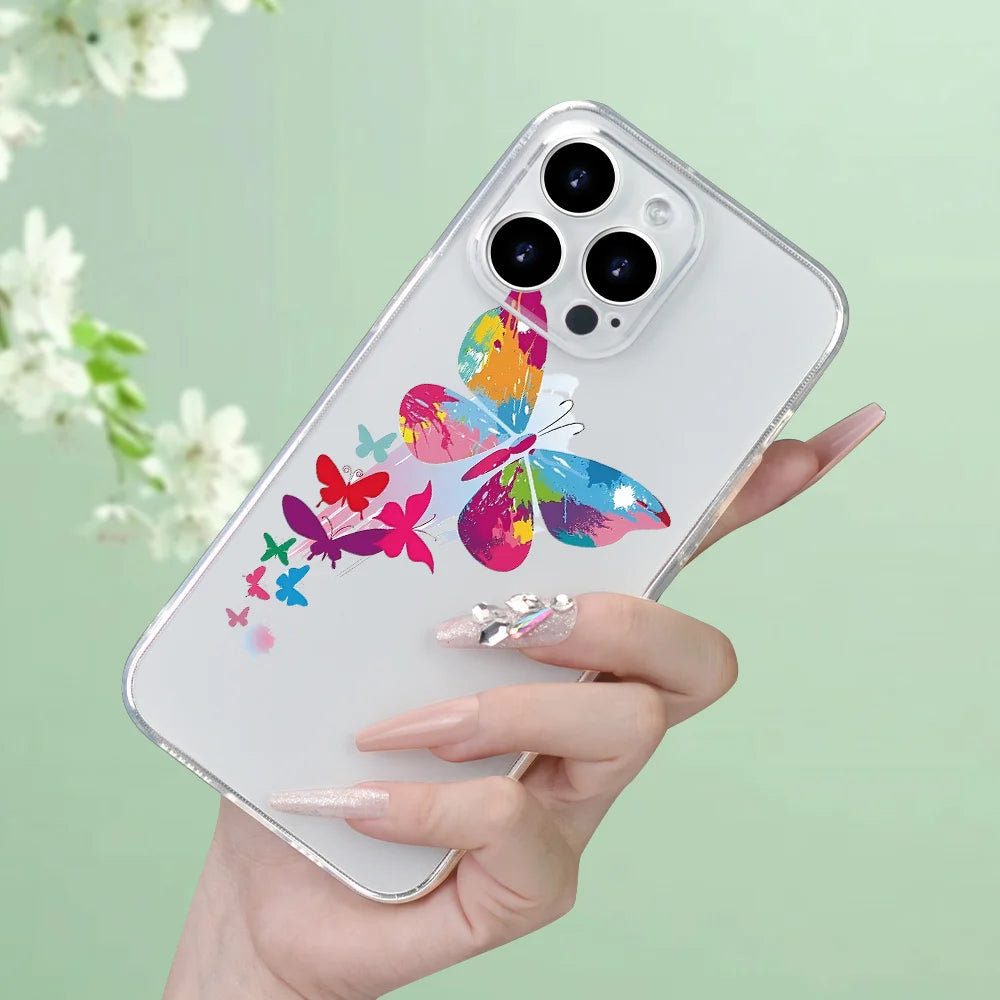Butterfly Printed iPhone Case 3