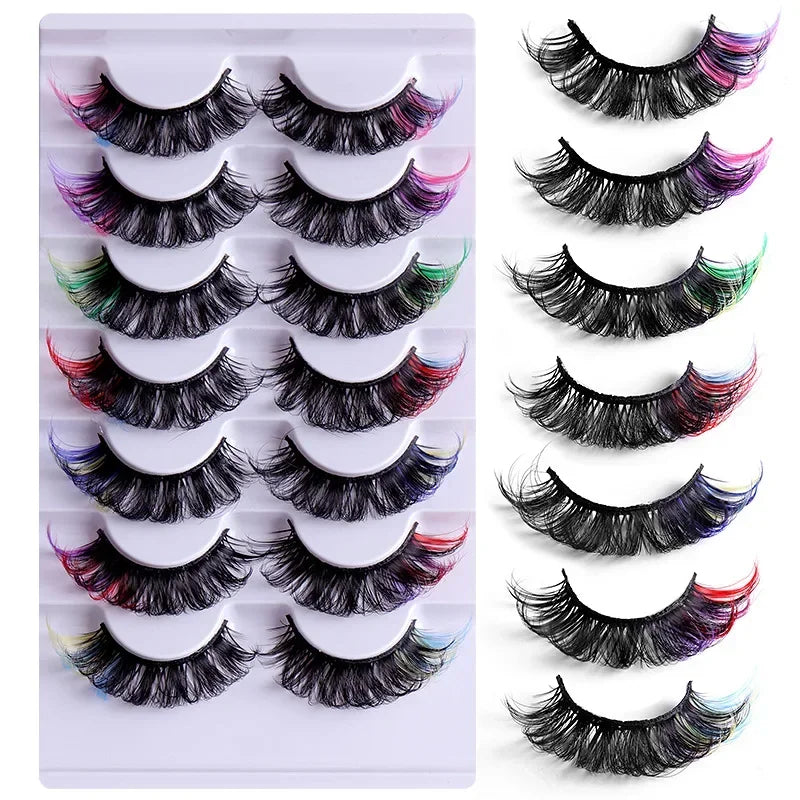 Camila Colored Strip Lashes