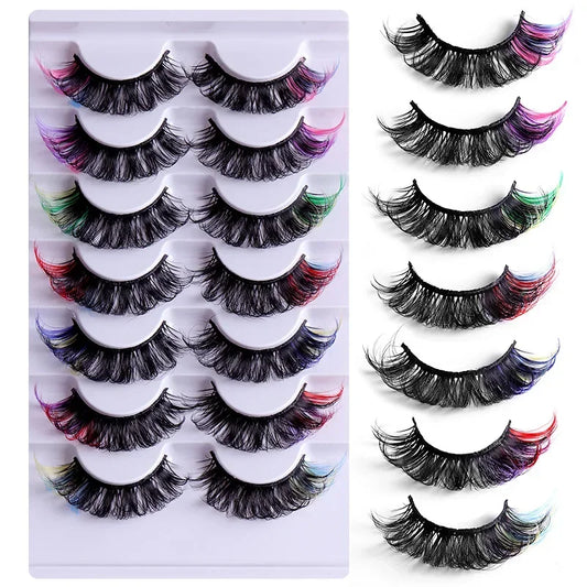Camila Colored Strip Lashes