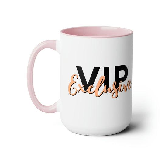 Ceramic Mug - Vip Exclusive Black and Beige - Affirmation