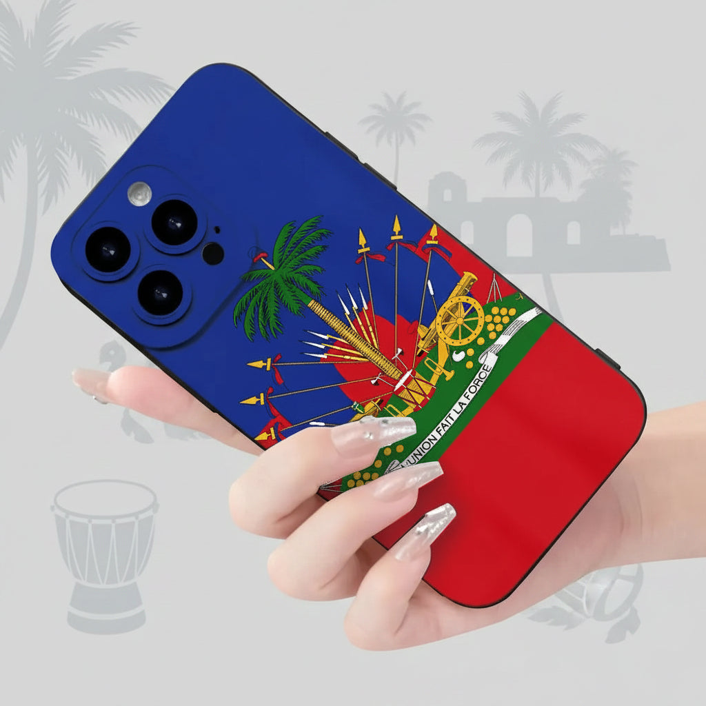 Creative Pattern Haitian Flag iPhone Case 3