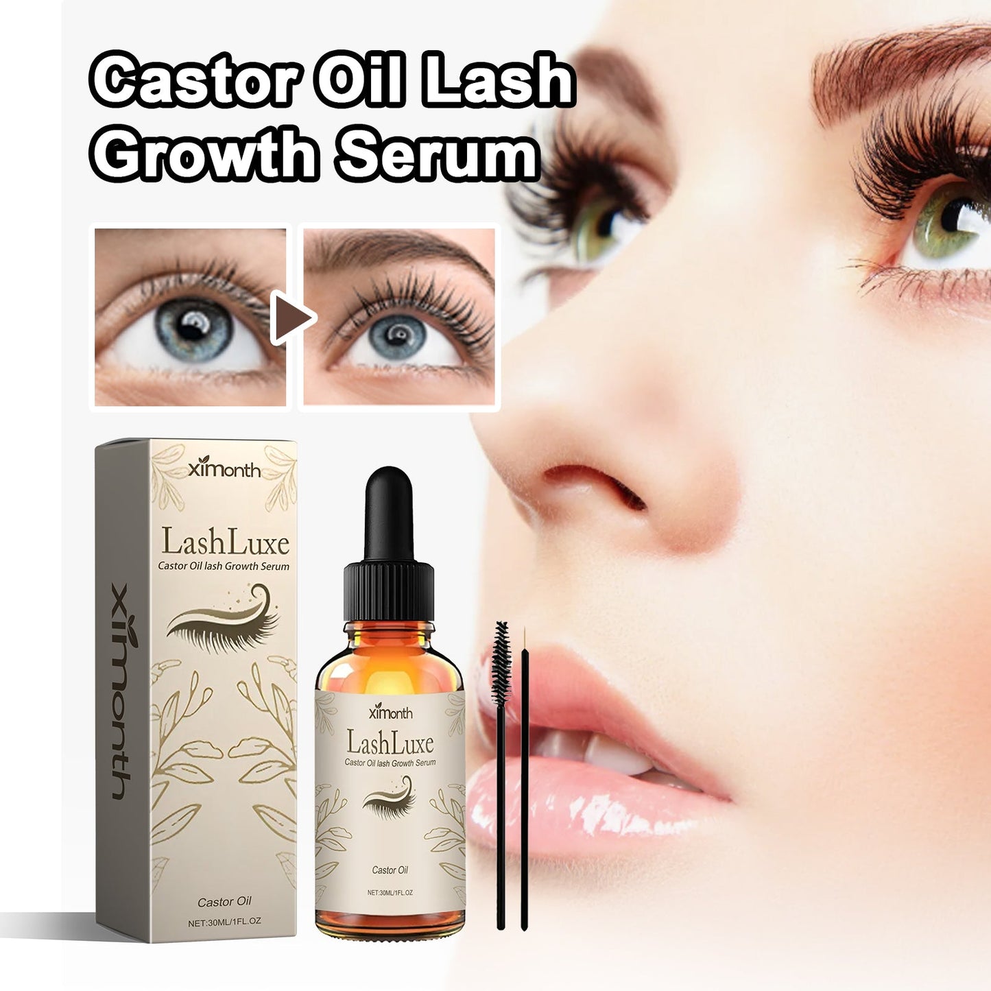 Castor Oil Lash Growth Serum