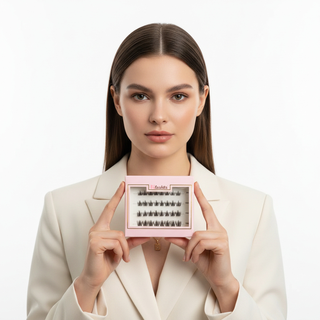 DIY False Lash Clusters Model