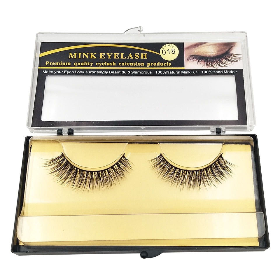 One Pair 3D Mink Lashes 3D Mink