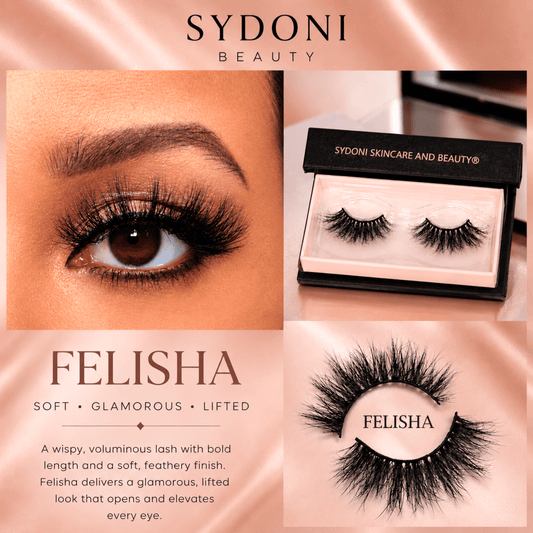"FELISHA" LUXURY MINK LASHES - Soft, Glamorous, Lifted