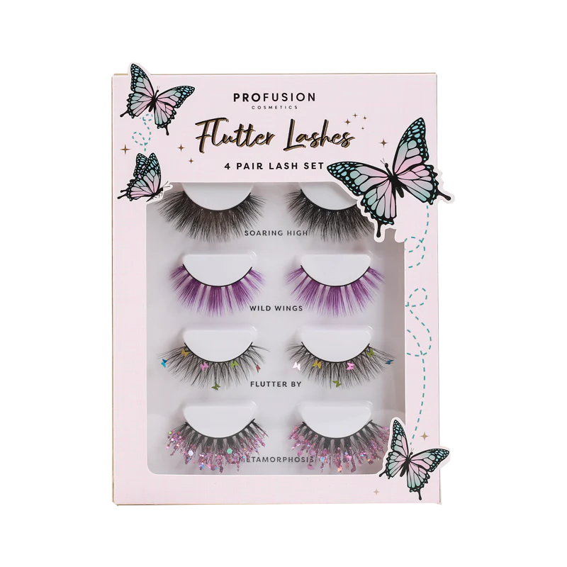 Flutter Lashes 4 pair Lash Set