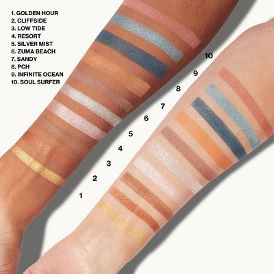 Pacifica Malibu Eye Shadows Palette 0.2oz