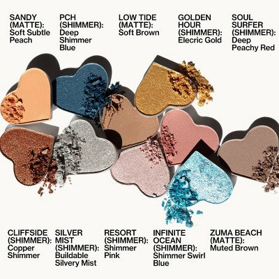 Pacifica Malibu Eye Shadows Palette 0.2oz