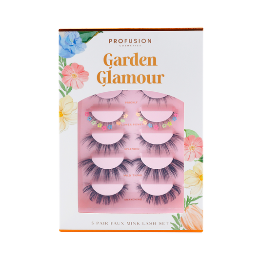 Garden Glamour 5 Pairs Faux Mink Lash Set