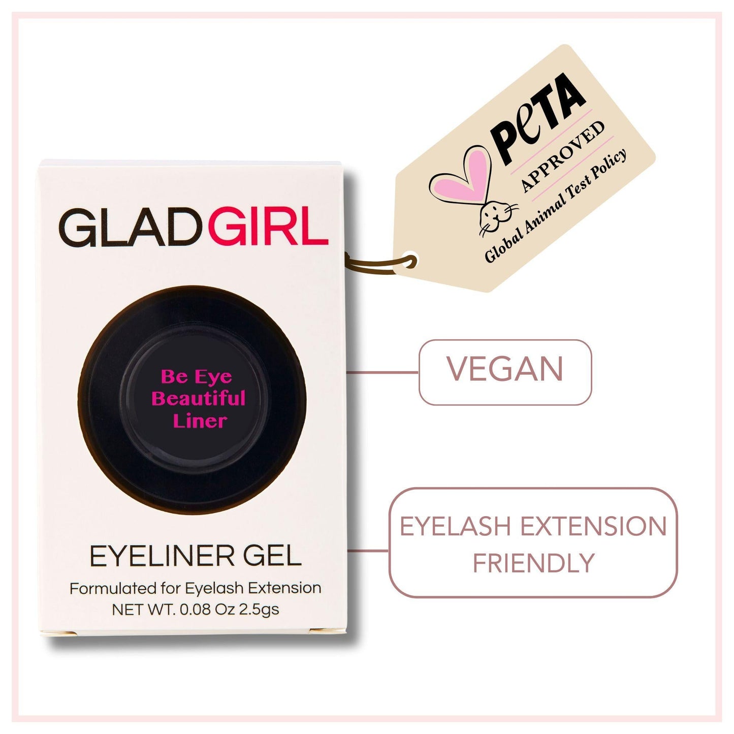GladGirl Waterproof Gel Eyeliner