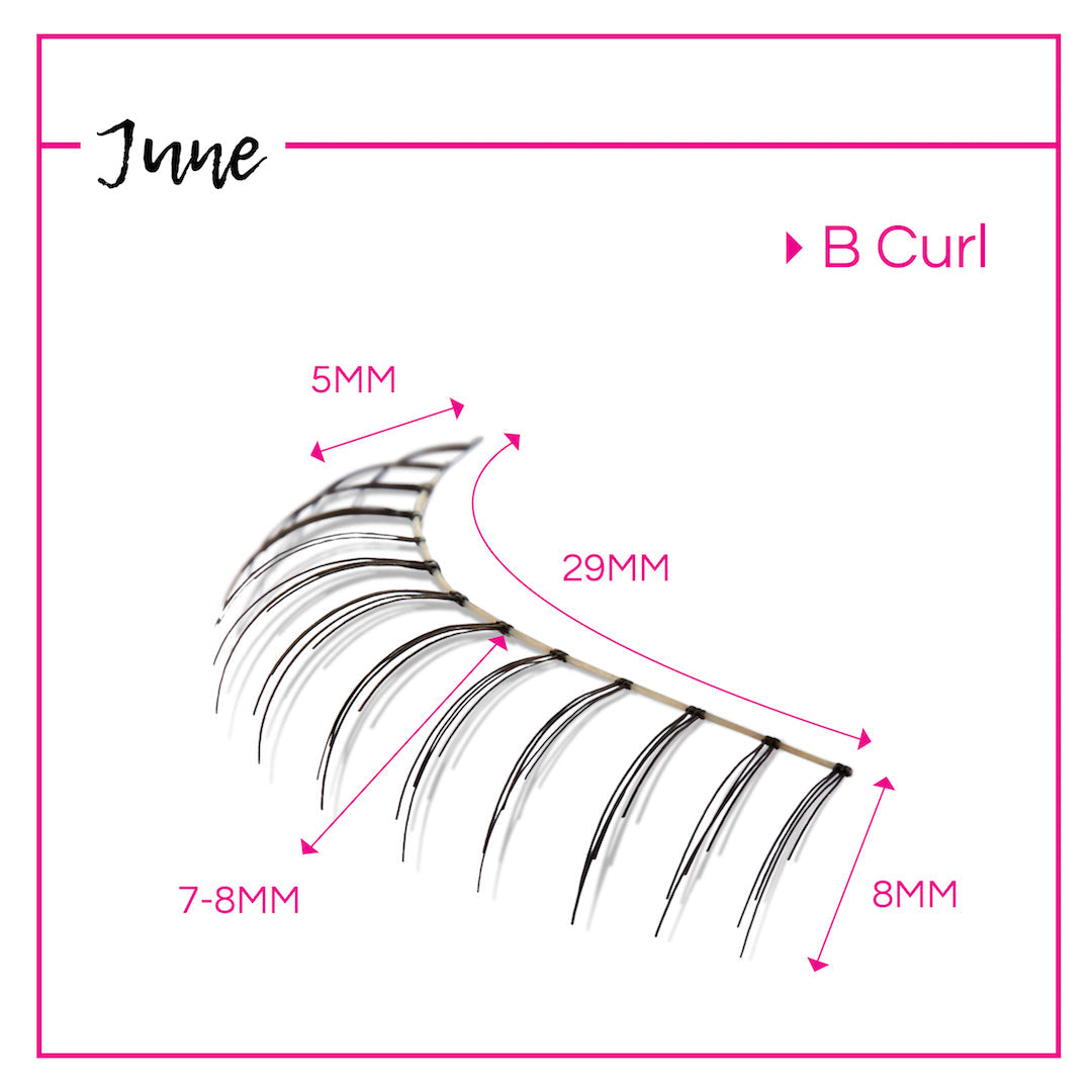 GladGirl False Lash Kit - June