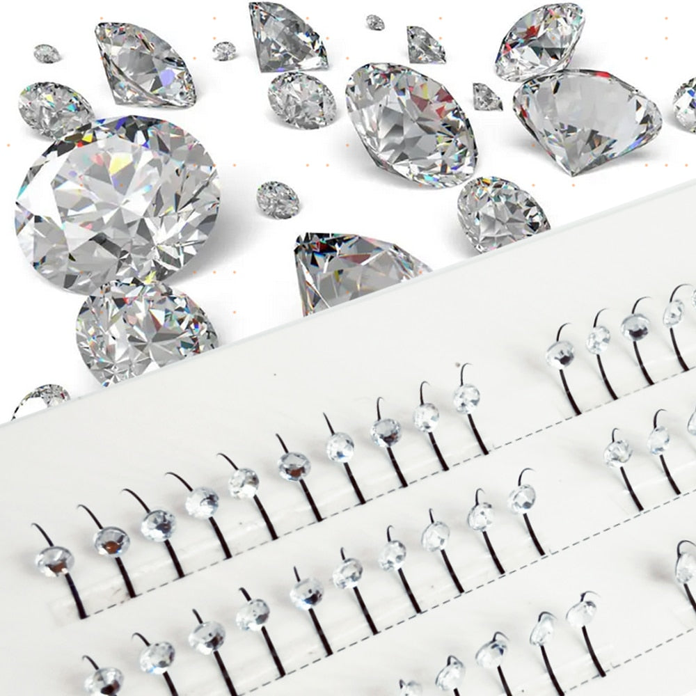 Glitter Diamond Individual False Eyelash Extensions