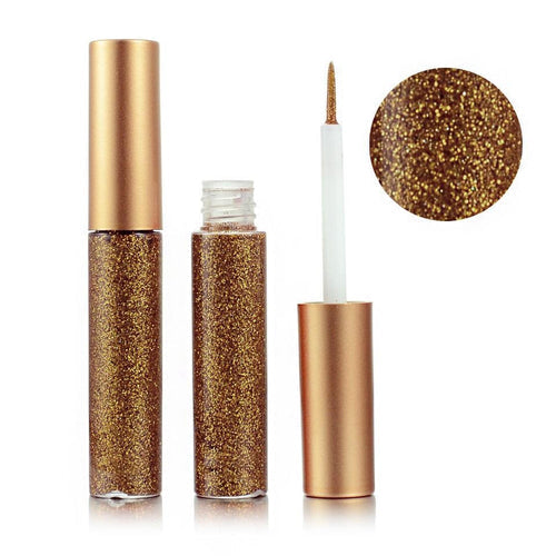 Glitter Liquid Eyeliner Brown 15