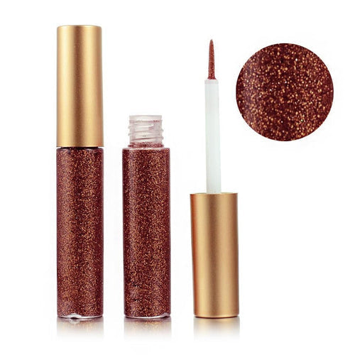 Glitter Liquid Eyeliner Earth Brown 16