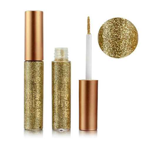 Glitter Liquid Eyeliner Light Gold 6