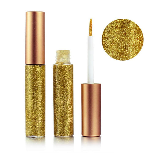 Glitter Liquid Eyeliner Yellow Gold 2