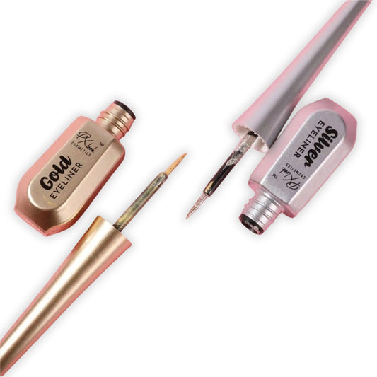 Gold and Silver Eyeliner