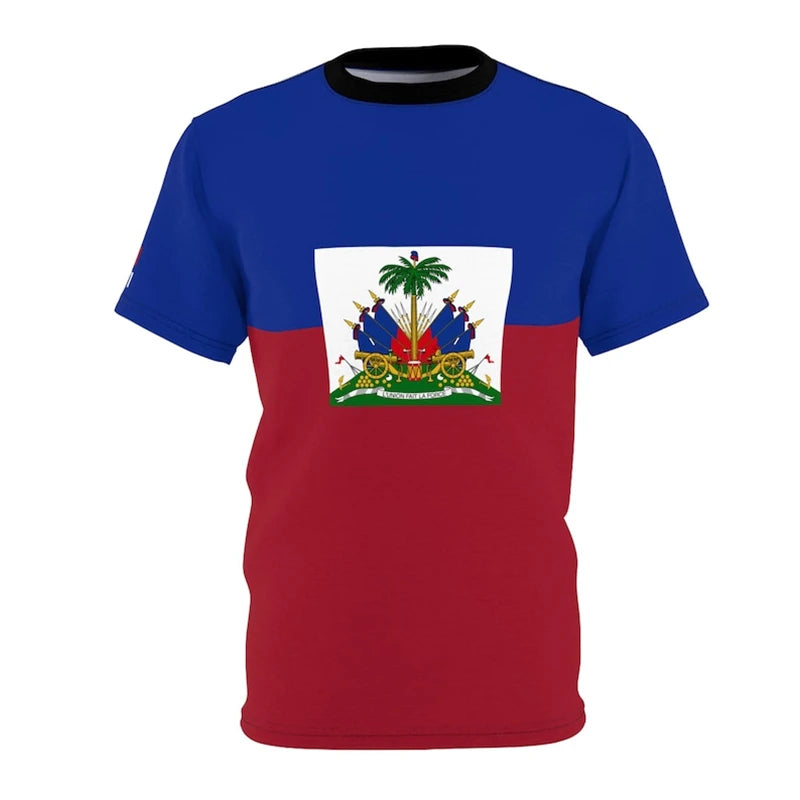 Haiti Emblem Symbol Vintage Men T-Shirt 2