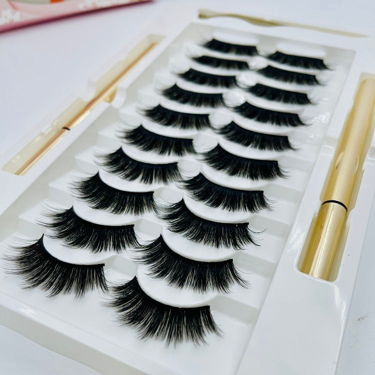 10-Pair Magnetic Eyeliner & Eyelashes Set