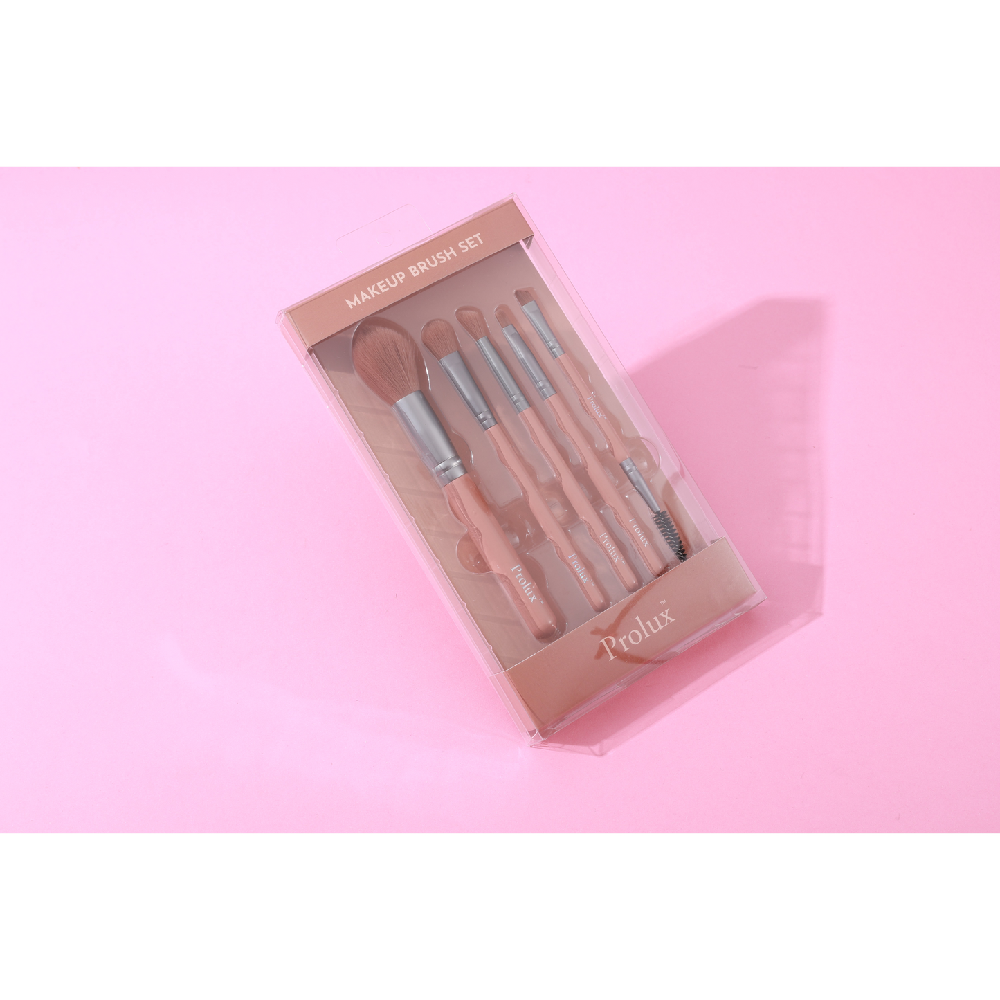 Makeup Brush Set: 5pc count