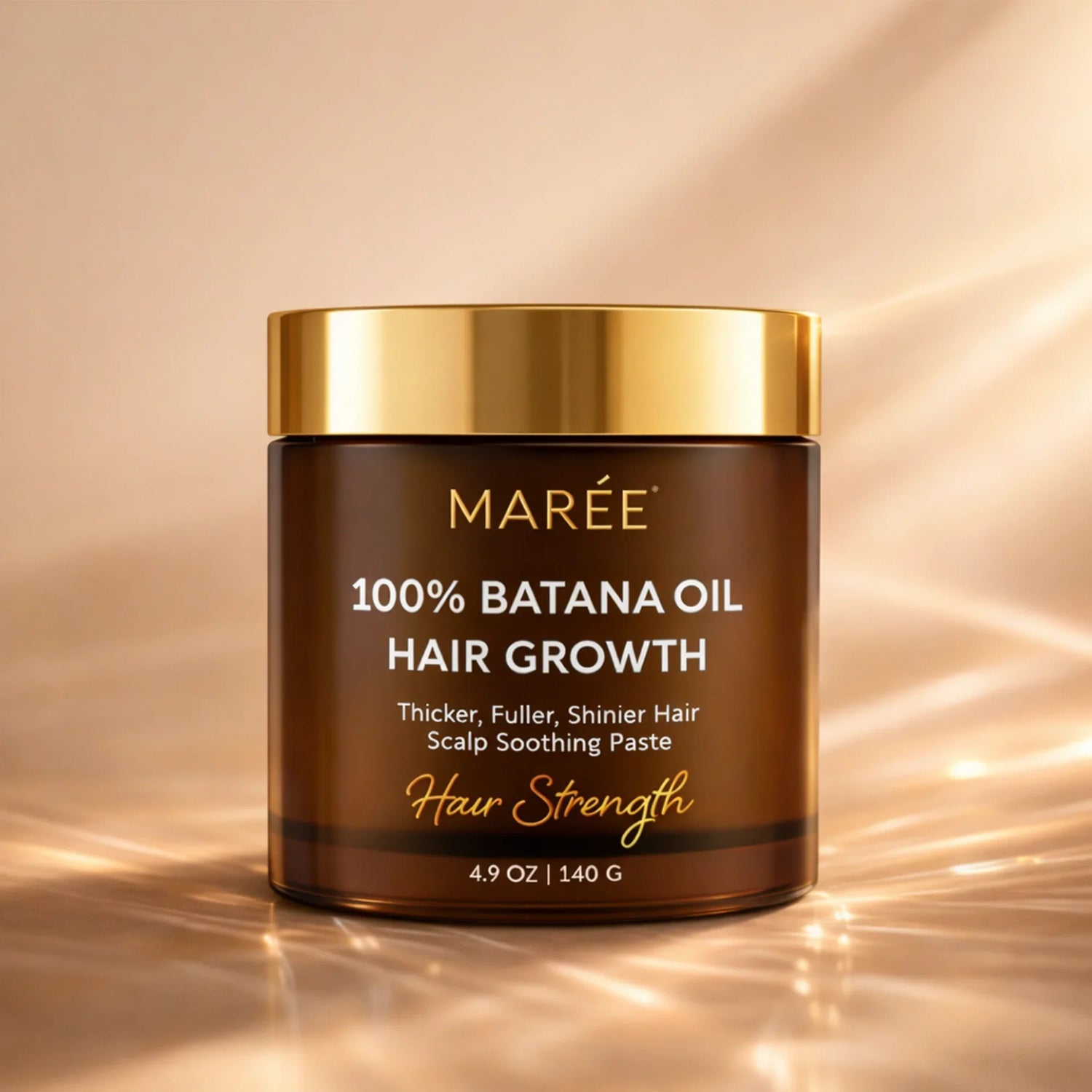 Jar of Maree 100% Batana Oil Hair Growth Paste 