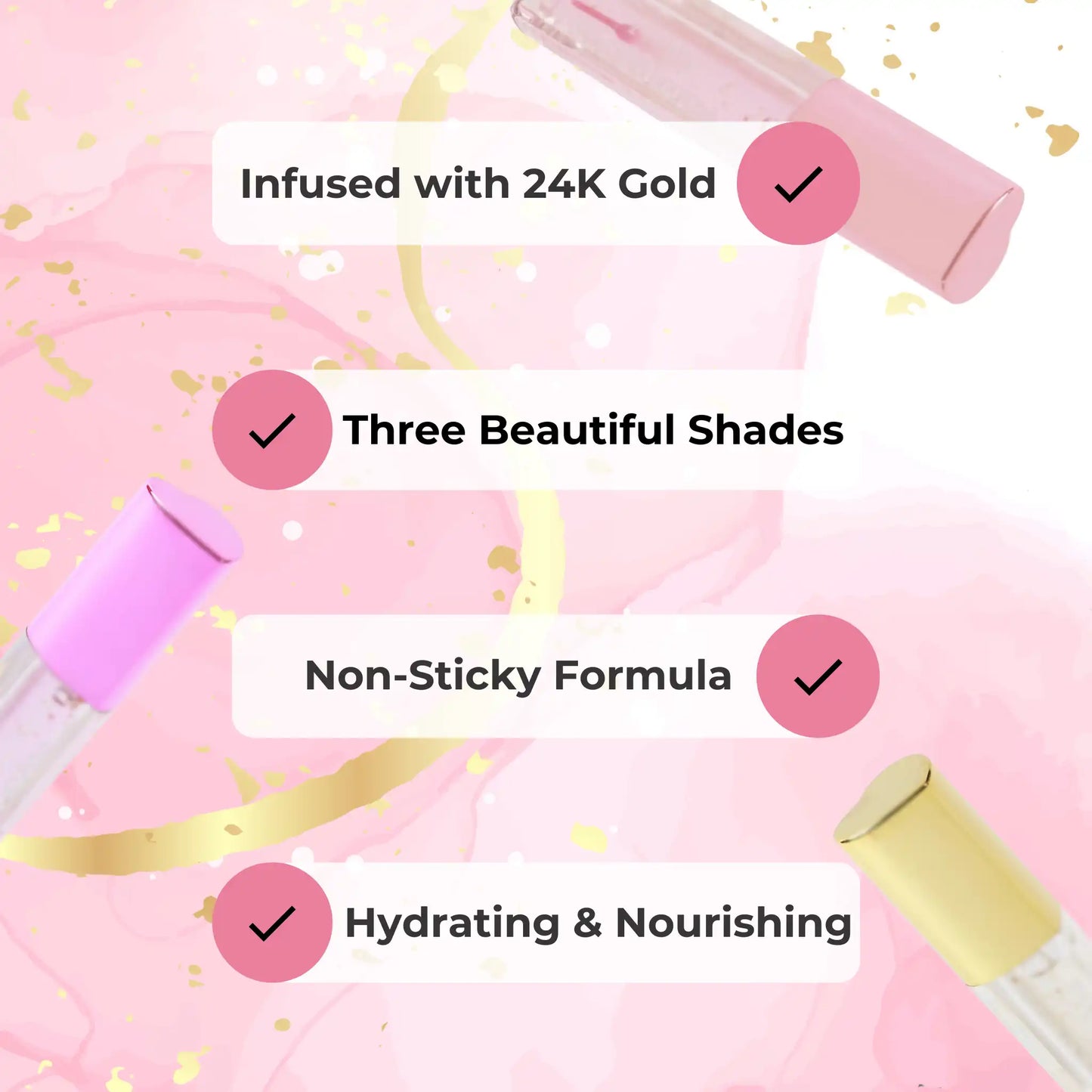24K Gold Lip Gloss