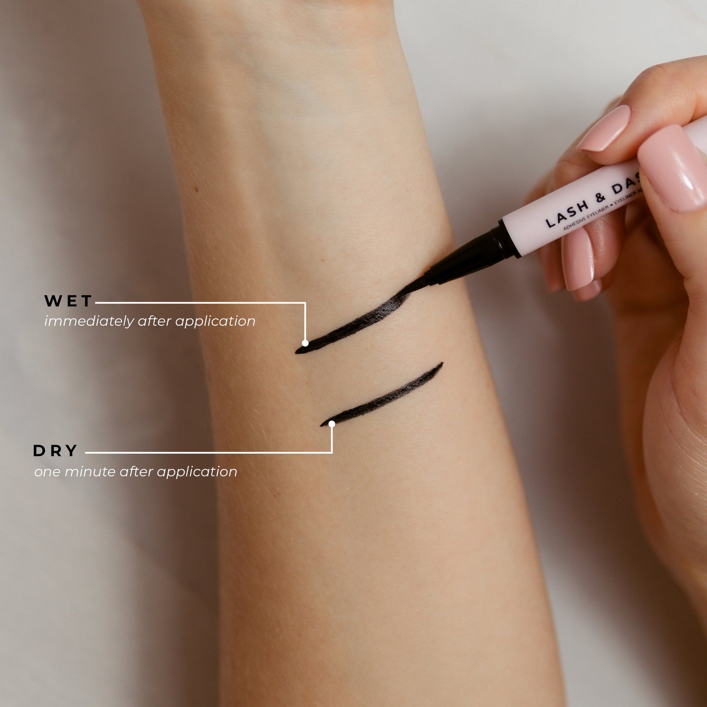 Lash & Dash®  Glue Liner- Satin Black